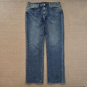 Levi's 541 Jeans Men 36x34 (36x32) Blue Athletic Taper Stretch‎ Casual Denim